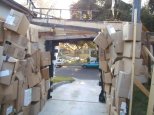 Cargo hold in progress